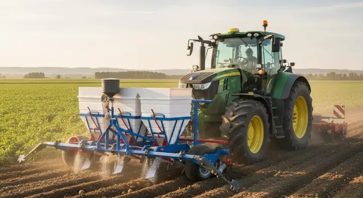 Potato Fertilizer Spreader for Tractor application