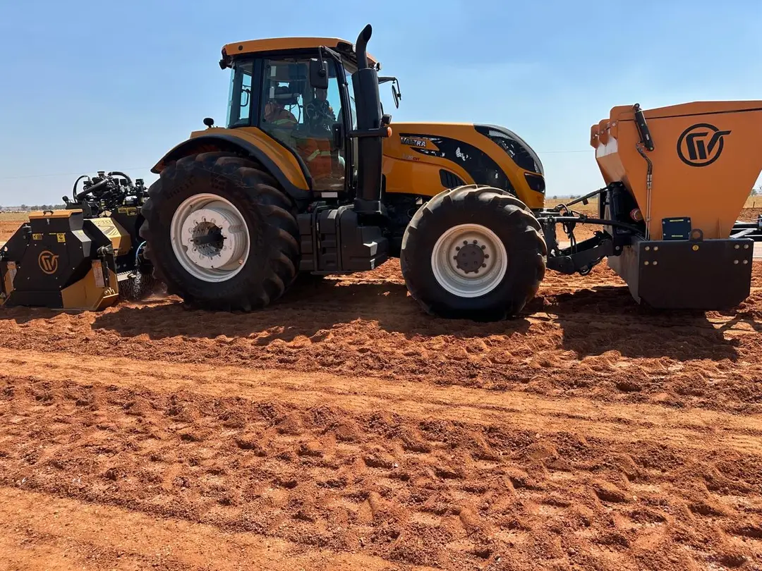 THOR ST Tractor Soil Stabilizer Machine application case